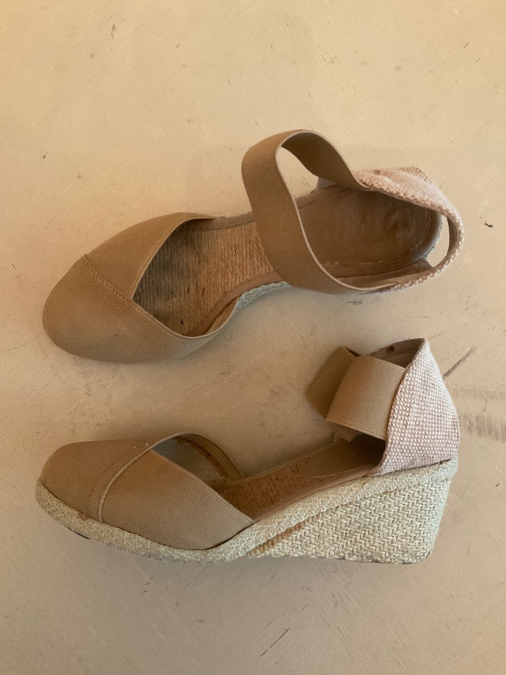 Lauren Ralph Lauren Charla Closed-Toe Espadrille Wedge Sandals size 7